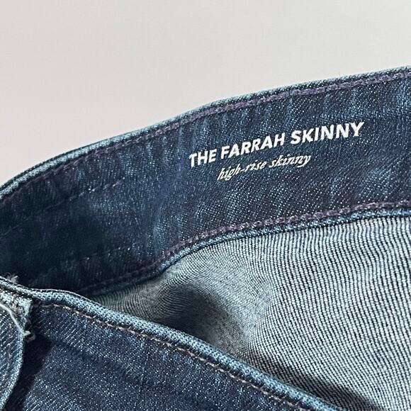 AG Jeans • The Farrah Skinny Dark Wash Jeans - Picture 5 of 7